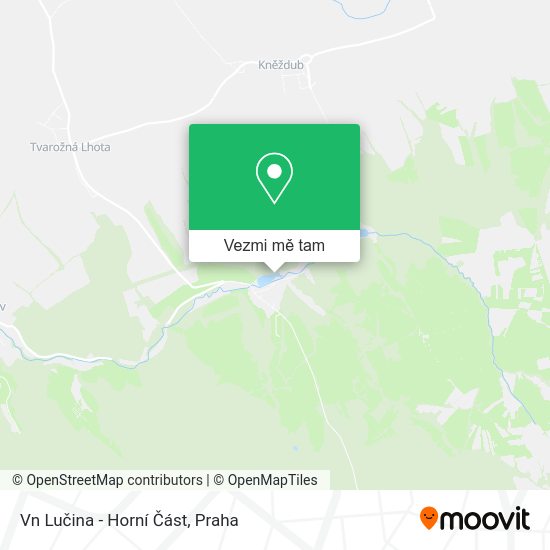 Vn Lučina - Horní Část mapa