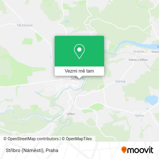 Stříbro (Náměstí) mapa