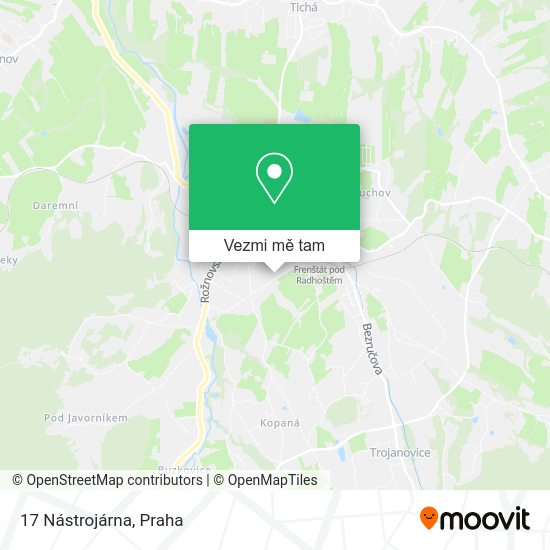 17 Nástrojárna mapa