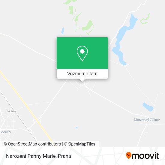 Narození Panny Marie mapa