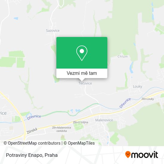 Potraviny Enapo mapa