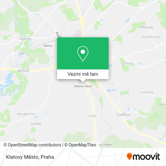 Klatovy Město mapa