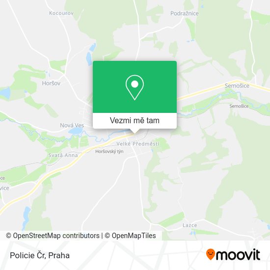 Policie Čr mapa