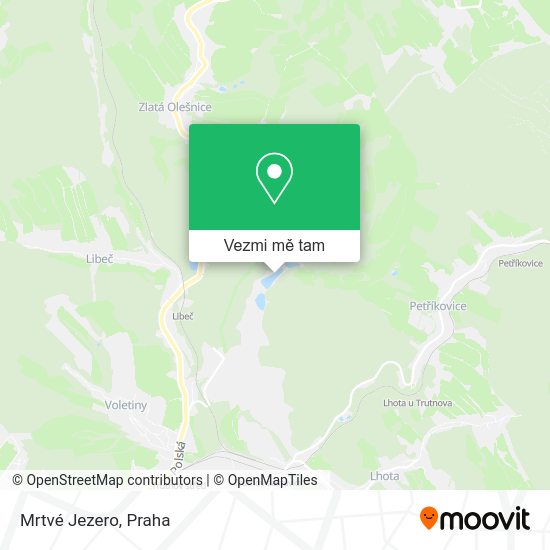 Mrtvé Jezero mapa