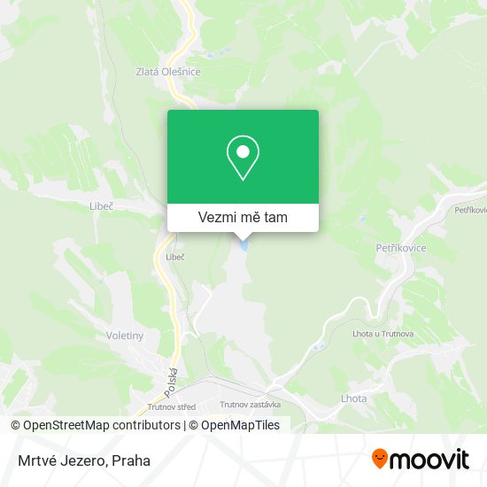 Mrtvé Jezero mapa