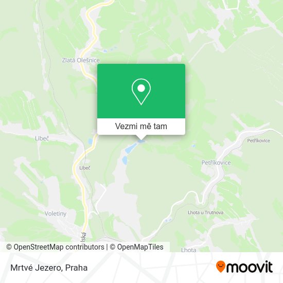 Mrtvé Jezero mapa