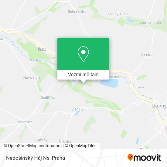 Nedošínský Háj Ns mapa