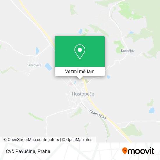 Cvč Pavučina mapa