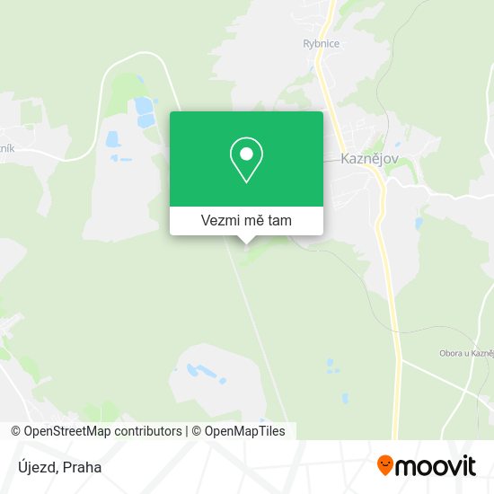 Újezd mapa