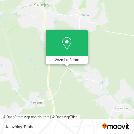 Jalovčiny mapa