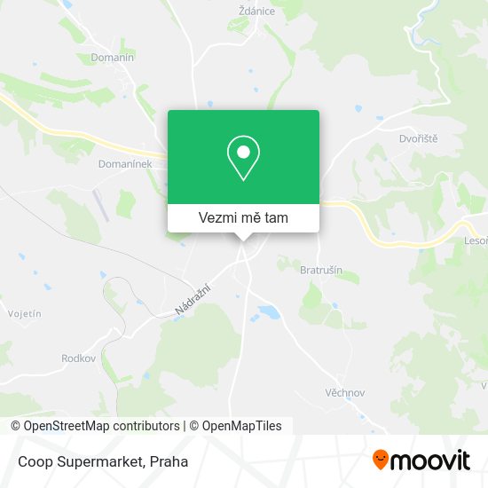 Coop Supermarket mapa