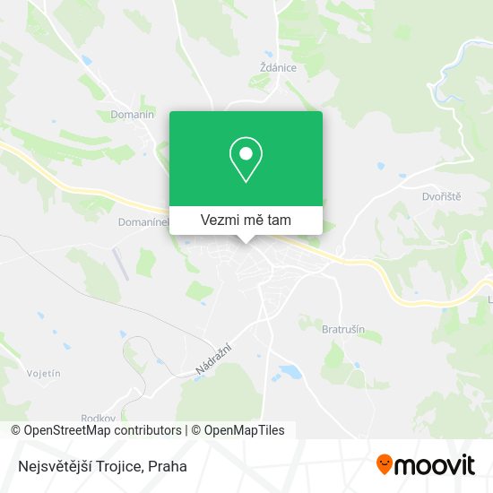 Nejsvětější Trojice mapa