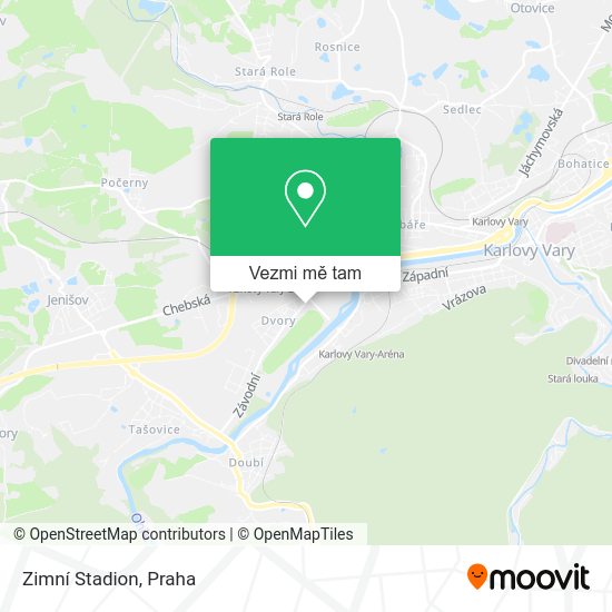 Zimní Stadion mapa