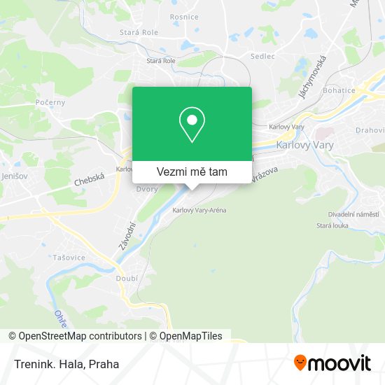 Trenink. Hala mapa