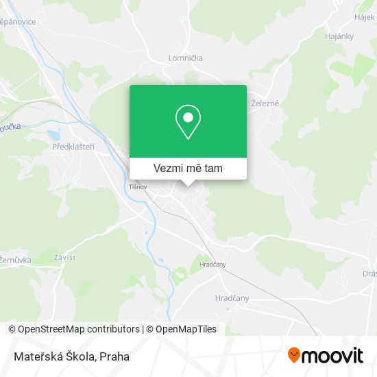 Mateřská Škola mapa