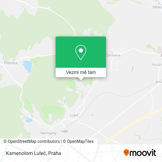Kamenolom Luleč mapa