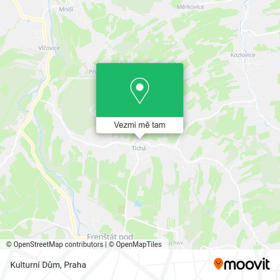 Kulturní Dům mapa