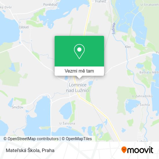 Mateřská Škola mapa