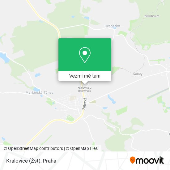 Kralovice (Žst) mapa