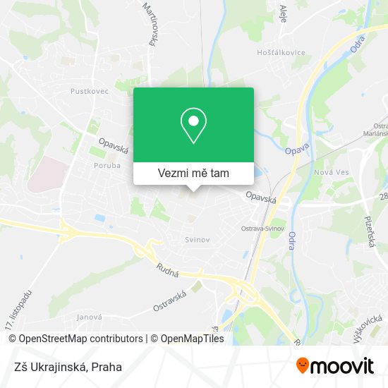Zš Ukrajinská mapa