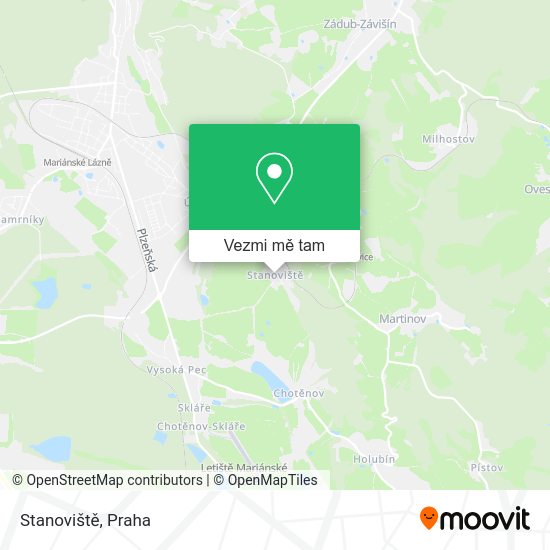 Stanoviště mapa