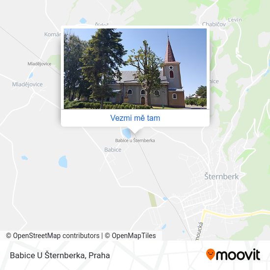 Babice U Šternberka mapa