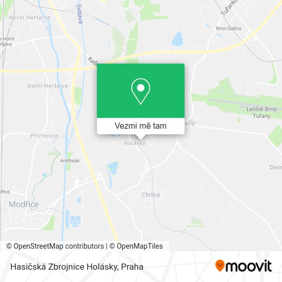 Hasičská Zbrojnice Holásky mapa