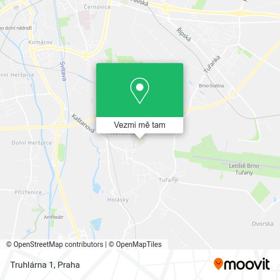 Truhlárna 1 mapa