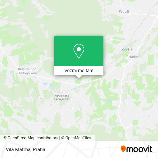 Vila Mátma mapa