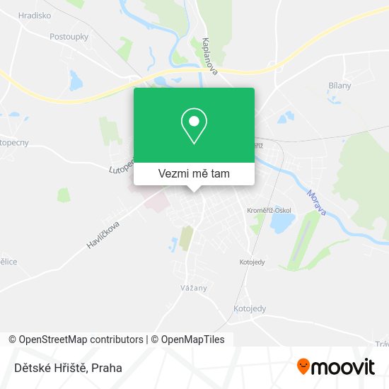Dětské Hřiště mapa