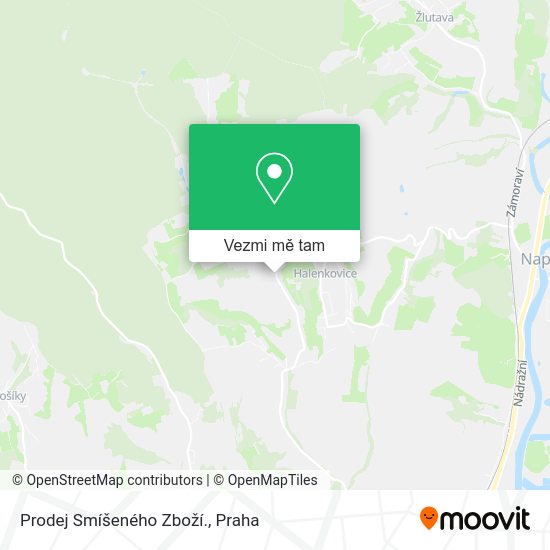 Prodej Smíšeného Zboží. mapa