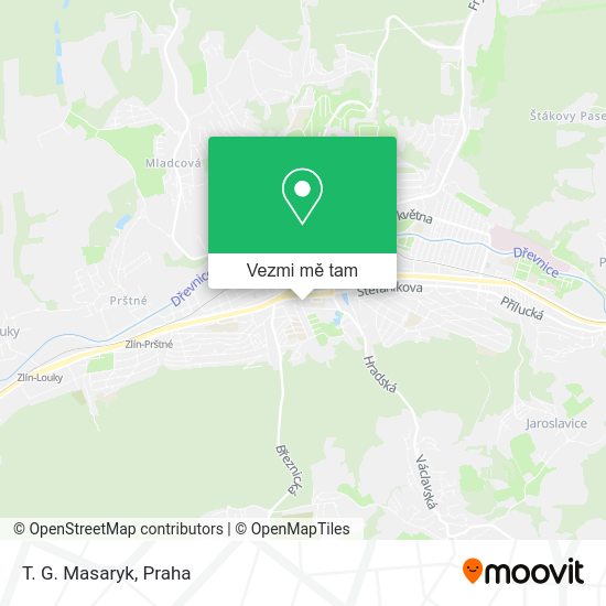 T. G. Masaryk mapa
