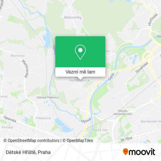 Dětské Hřiště mapa