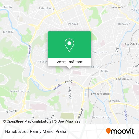 Nanebevzetí Panny Marie mapa