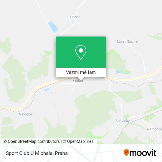 Sport Club U Michala mapa