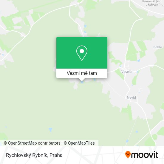 Rychlovský Rybník mapa