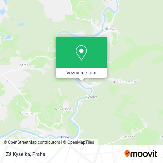 Zš Kyselka mapa