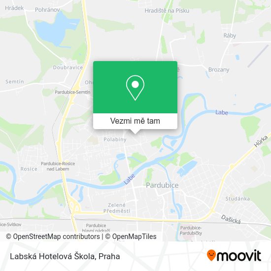 Labská Hotelová Škola mapa