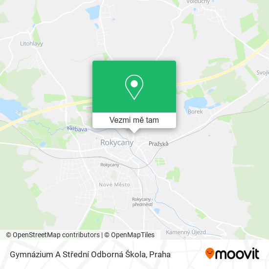 Gymnázium A Střední Odborná Škola mapa