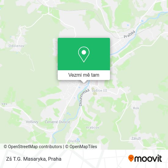 Zš T.G. Masaryka mapa