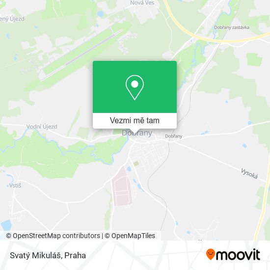Svatý Mikuláš mapa