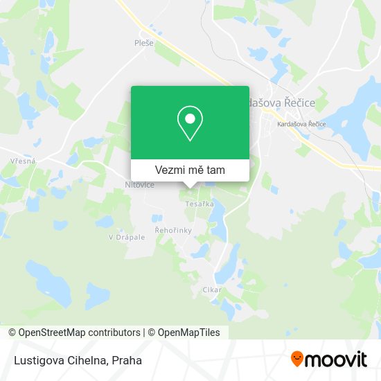 Lustigova Cihelna mapa