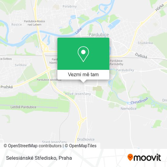 Selesiánské Středisko mapa