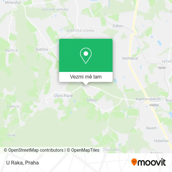 U Raka mapa