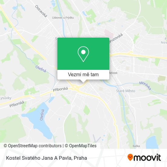 Kostel Svatého Jana A Pavla mapa