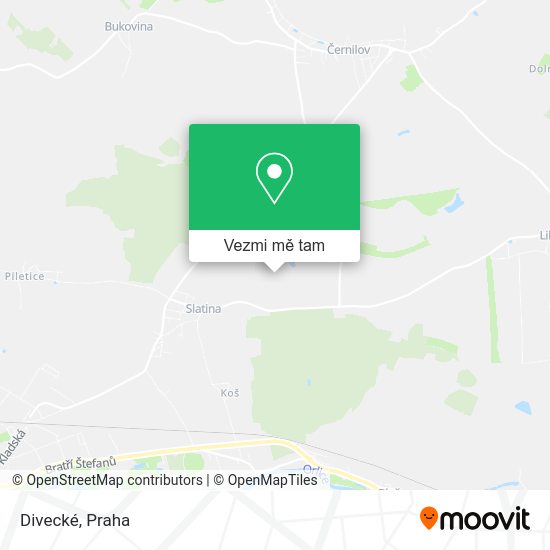 Divecké mapa
