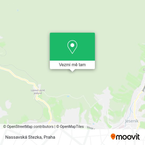 Nassavská Stezka mapa