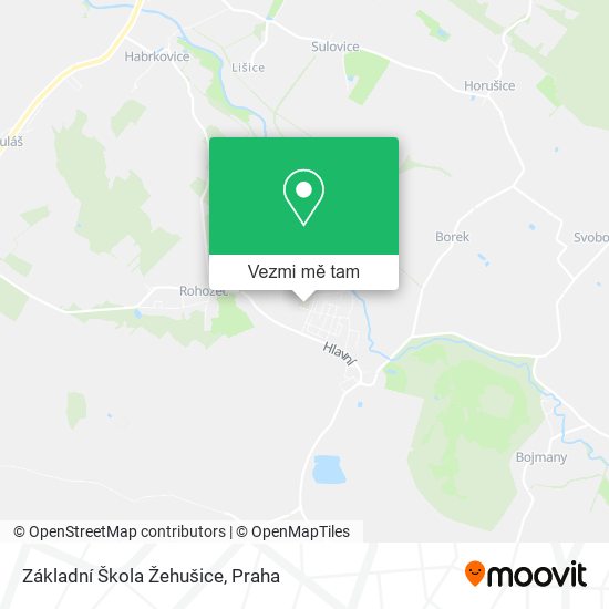 Základní Škola Žehušice mapa