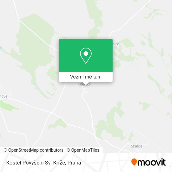 Kostel Povýšení Sv. Kříže mapa