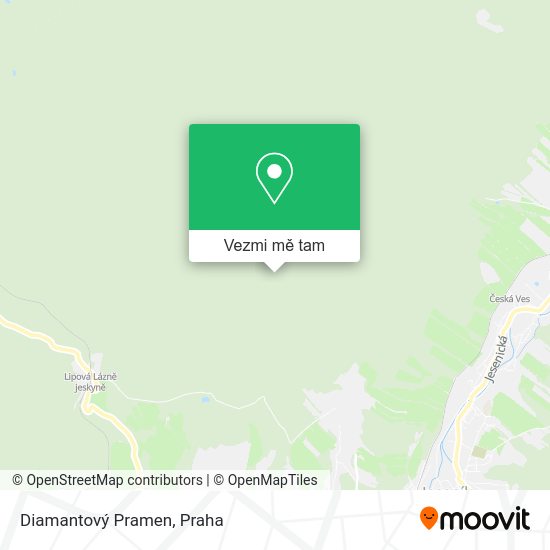 Diamantový Pramen mapa